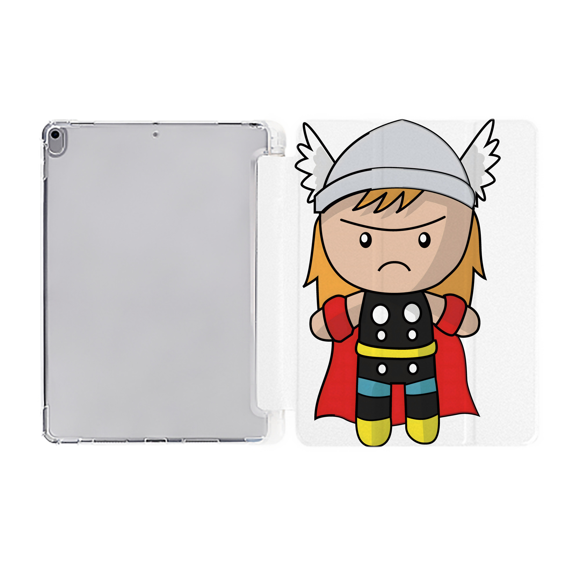 （画像用） アベンジャーズ The Avengers IPad ケース ペン収納付き 三つ折りスタンド PUレザー×シリコン 対応機種9.5/10.5/10.9インチ